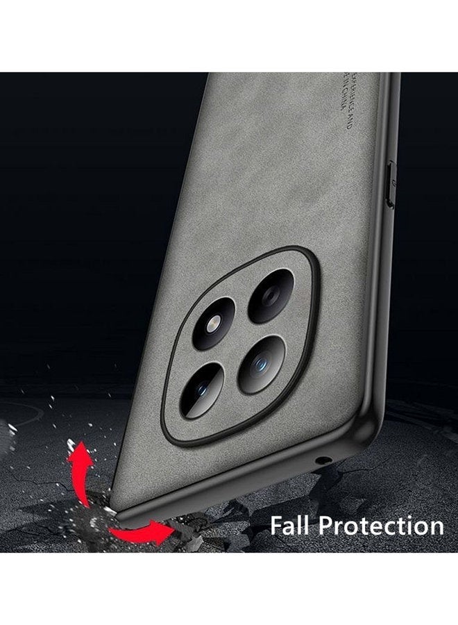 For Xiaomi Redmi Note 15 5G Case， Camera Lens Protection，Imitation Sheepskin Leather Case Matte Bumper ，Military Grade Protection， Premium Texture Shockproof Xiaomi Redmi Note 15 Cover - Image 2