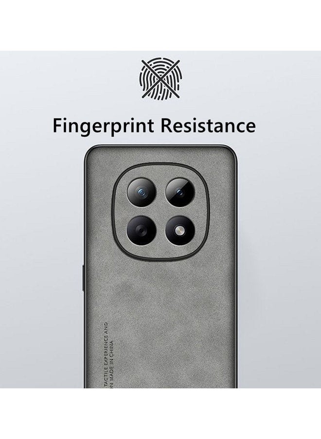 For Xiaomi Redmi Note 15 5G Case， Camera Lens Protection，Imitation Sheepskin Leather Case Matte Bumper ，Military Grade Protection， Premium Texture Shockproof Xiaomi Redmi Note 15 Cover - Image 4