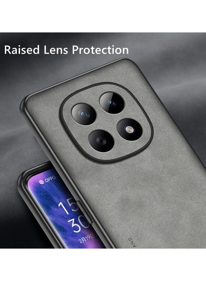 For Xiaomi Redmi Note 15 5G Case， Camera Lens Protection，Imitation Sheepskin Leather Case Matte Bumper ，Military Grade Protection， Premium Texture Shockproof Xiaomi Redmi Note 15 Cover - Image 3