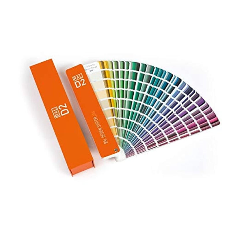 RAL رسم بياني للألوان RAL D2، 1,825 لون، شبه لامع، 5 لغات - Image 1