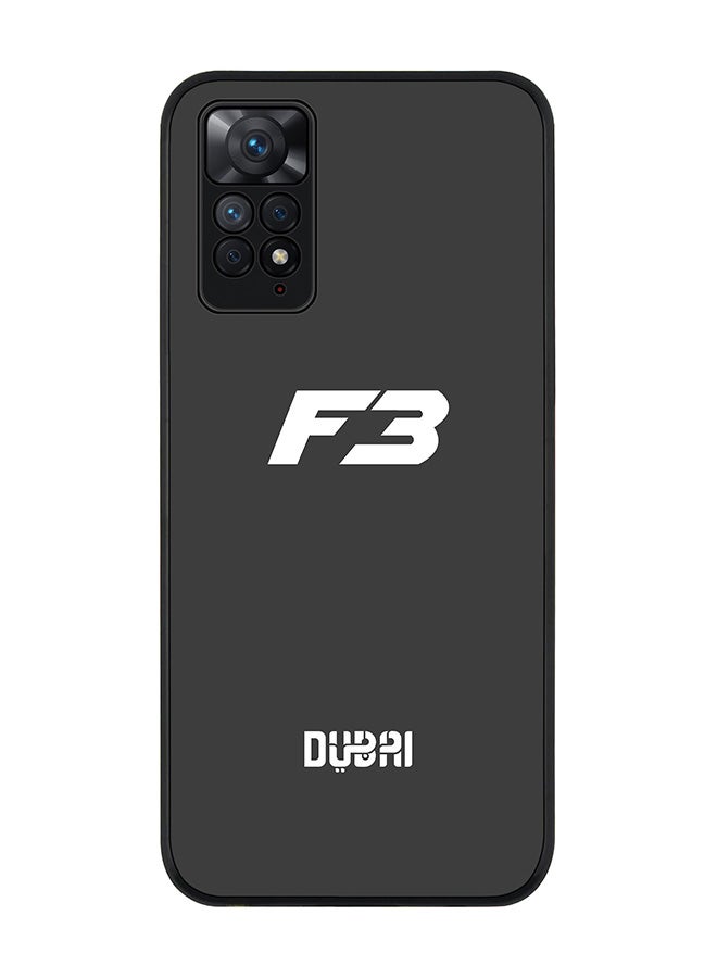 Stylizedd Rugged Black edge case for Redmi Note 11 4G/Redmi Note 11S Slim fit Soft Case Flexible Rubber Edges Anti Drop TPU Gel Thin Cover - Faz3 Dubai Grey - Image 1