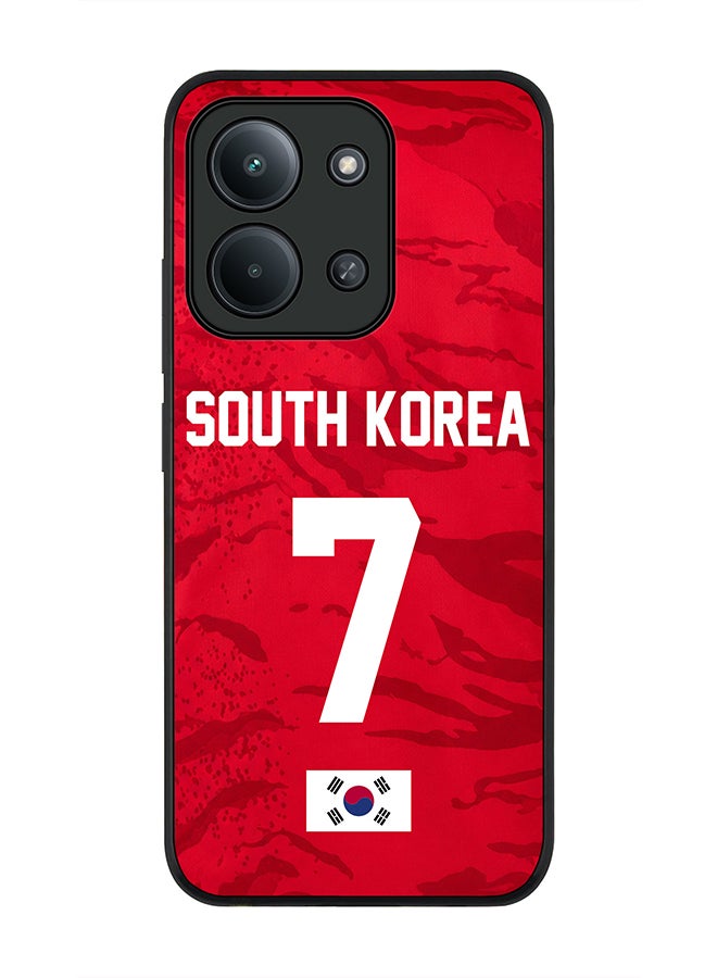 Stylizedd For Xiaomi Redmi 15C 4G Case,Slim fit Camera Protection, Shockproof Thin Phone cover  - Football Team South Korea World Cup 2026