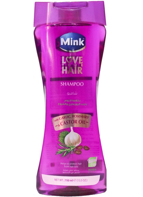 Mink Shampoo With Garlic & Rosemary & Castor Oil 700 ml