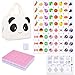 drizzle 65 Tiles Seaside Escape Blocks Game 30mm Instruction Manual Panda Bag National Flag Vegetables Patterns - Image 4