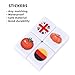 drizzle 65 Tiles Seaside Escape Blocks Game 30mm Instruction Manual Panda Bag National Flag Vegetables Patterns - Image 2