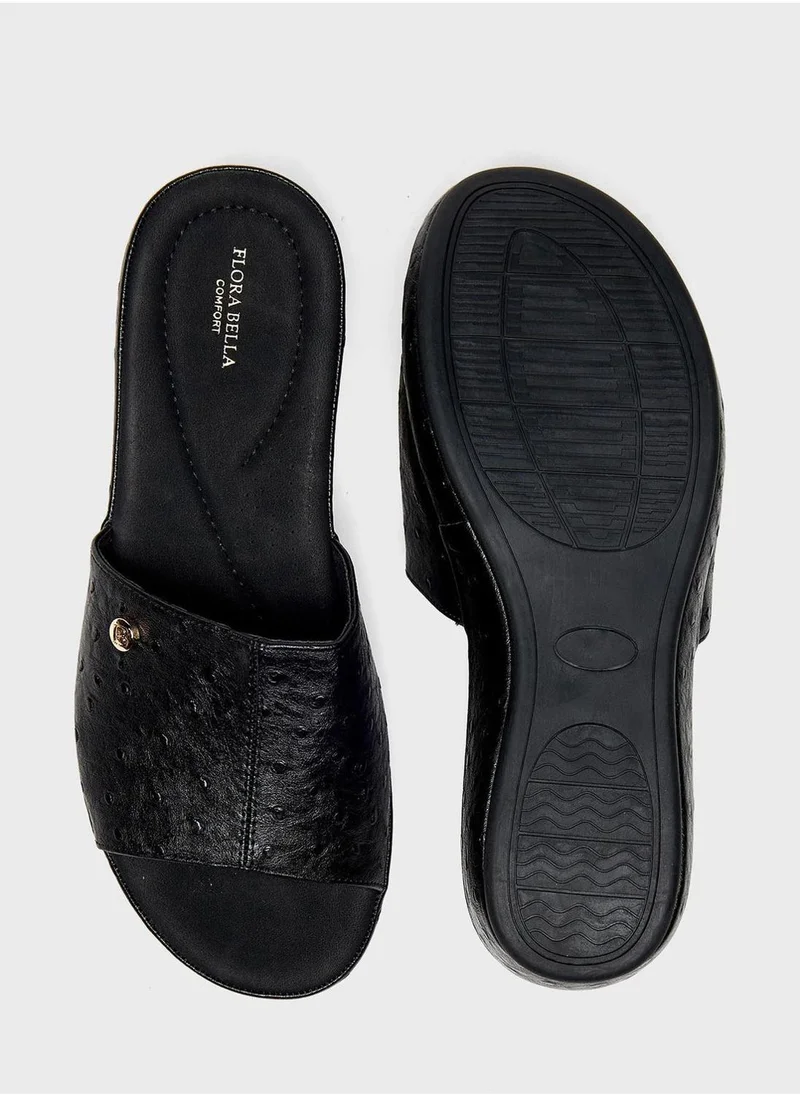 shoexpress One Strap Wedge Sandals