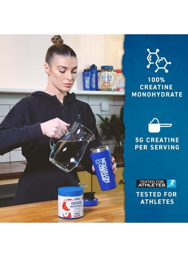 Applied Nutrition Creatine Monohydrate Micronized, Increases Performance, Supports Muscle Growth, Cherry & Apple Flavor , 250 Gm - Image 4