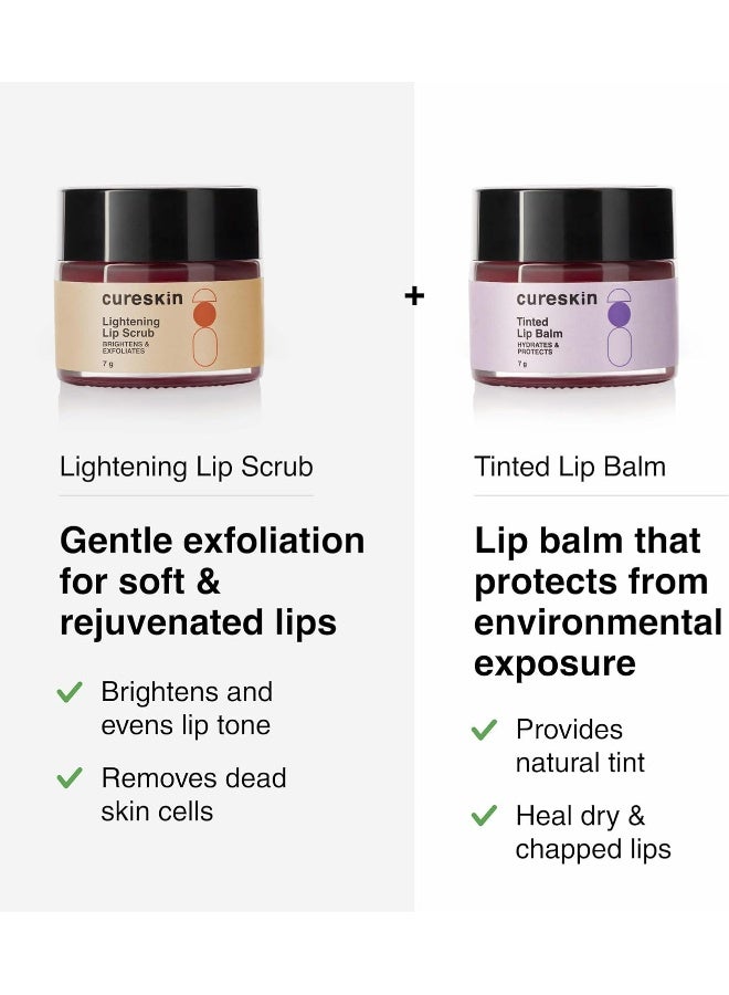 Cureskin مجموعة مقشر الشفاه وبلسم الشفاه الملون - Image 2