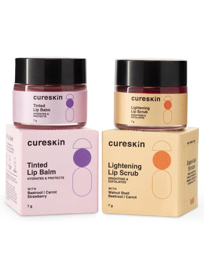 Cureskin مجموعة مقشر الشفاه وبلسم الشفاه الملون - Image 1