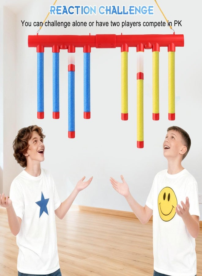 ATG Reflex Sticks Challenge Game - Remote Control, 3 Speed Modes, Solo/Dual Play - Hand-Eye Coordination & Reaction Training Toy - Drop Sticks Game for Kids & Adults - Image 5