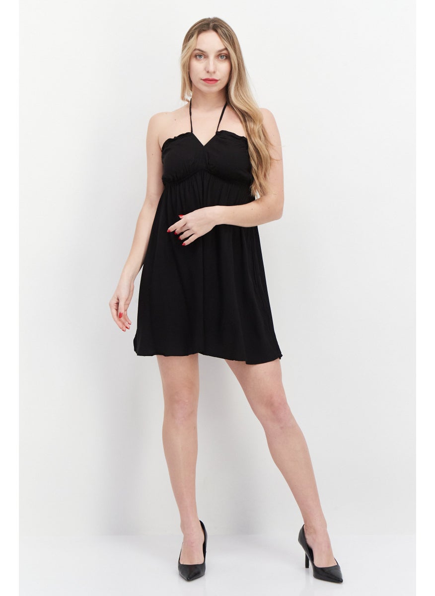 Cotton On Women Plain Mini  Dress, Black  - Image 3