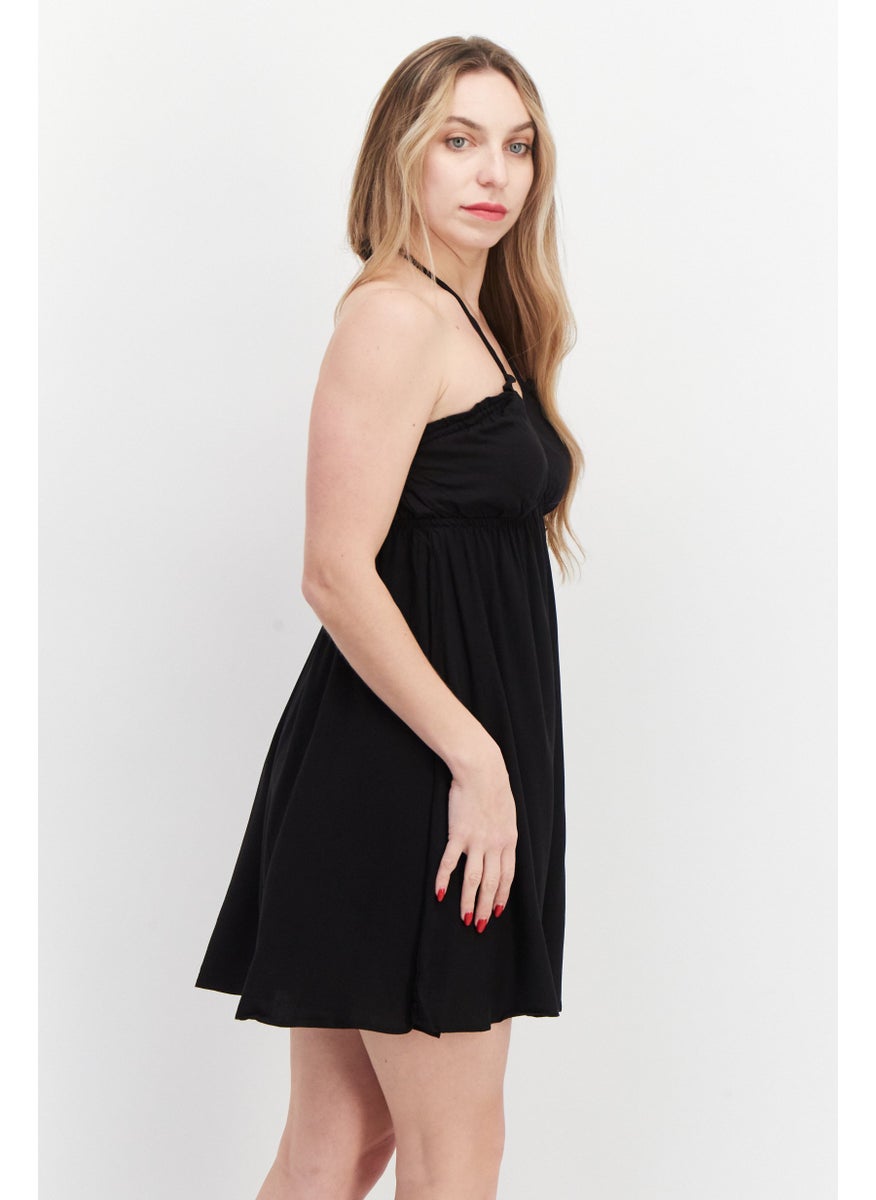 Cotton On Women Plain Mini  Dress, Black  - Image 4