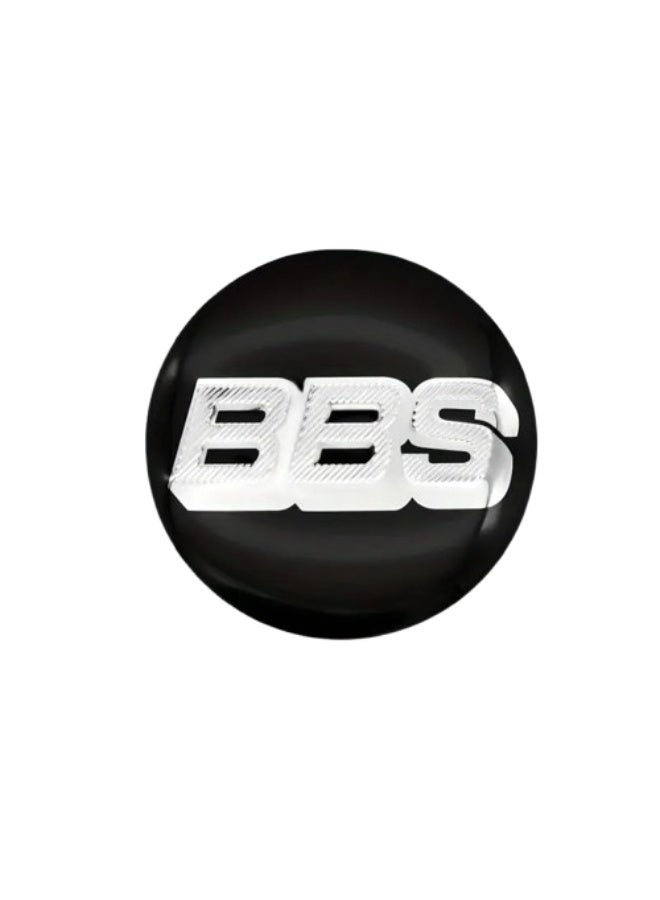 BBS 4 pieces of car accessories, 3D aluminum wheel center stickers with a diameter of 56 mm for BBS logo - Image 1