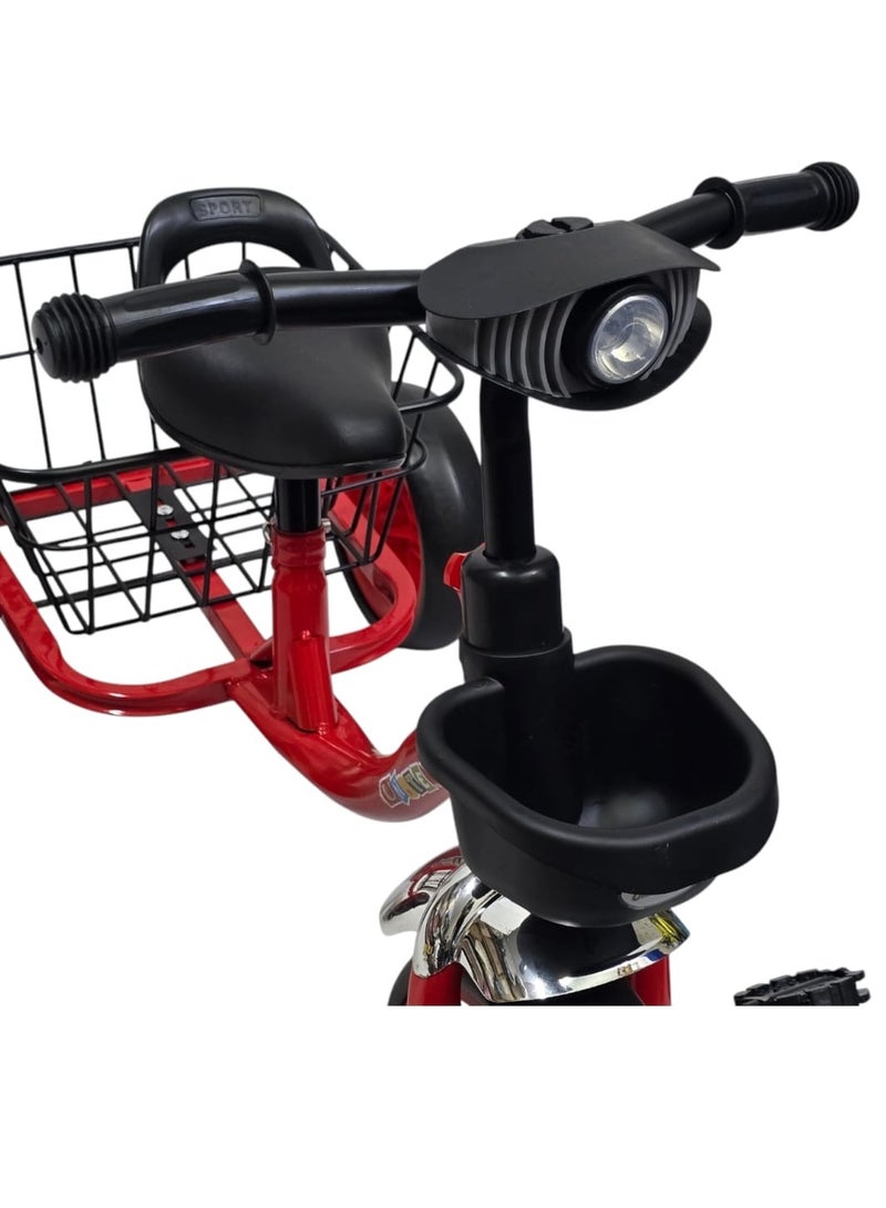 بيبي كارا دراجة ثلاثية العجلات للأطفال من سن 2 إلى 4 سنوات - دراجة أطفال بمقعد قابل للتعديل - Image 3