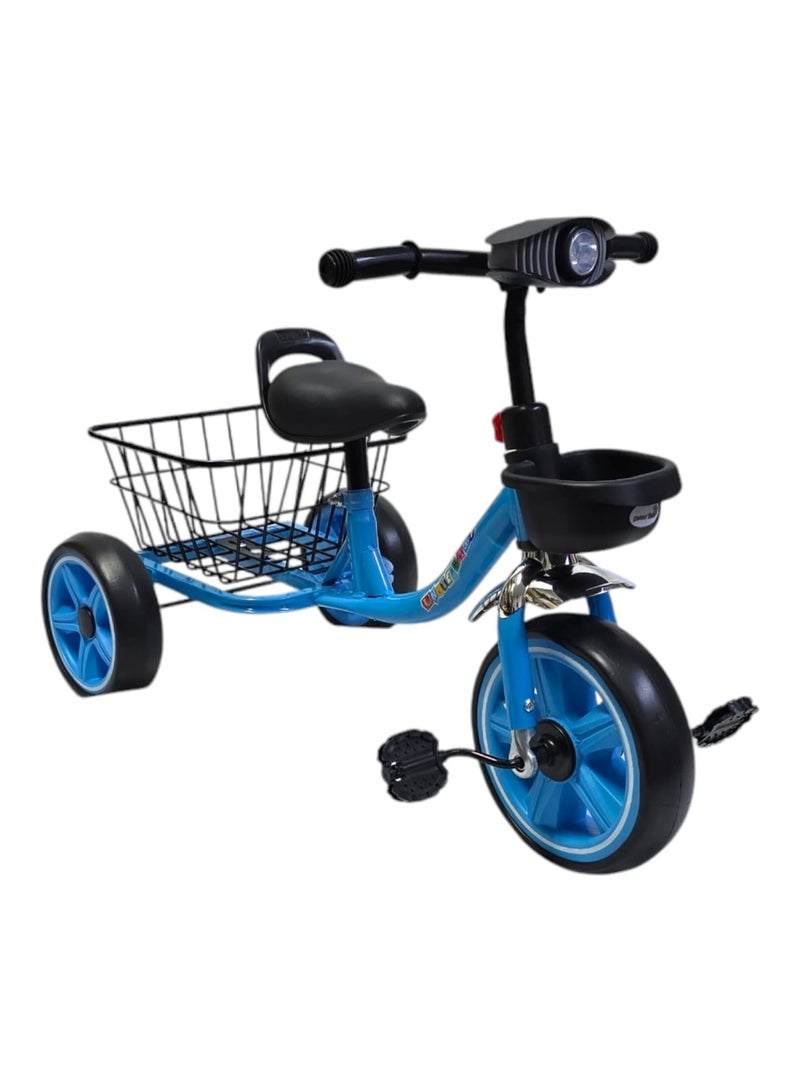 بيبي كارا دراجة ثلاثية العجلات للأطفال من سن 2 إلى 4 سنوات - دراجة أطفال بمقعد قابل للتعديل - Image 1