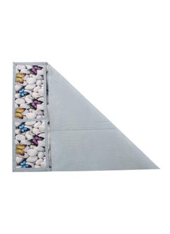Kuber Industries Kuber Industries Butterfly Print Fridge Cover With Side Pockets|Fridge Top Cover|Refrigerator Cover|Washable Cotton Material|6 Utility Pockets (Cream)  - Image 4