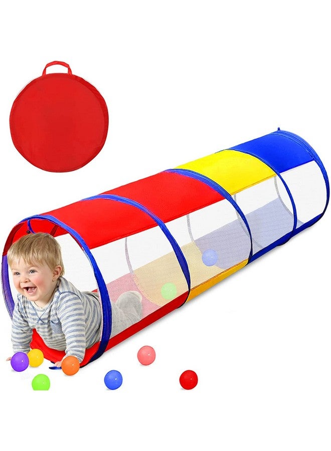 فنبلاست خيمة نفق فن بلاست للأطفال، نفق خارجي قابل للطي للأطفال الصغار، خيمة نفق بطول 6 أقدام للأطفال، للبنات والأولاد، ألعاب أنشطة منبثقة (متعددة الألوان) (نفق واحد)، خيمة واحدة بتصميم منزل - Image 1