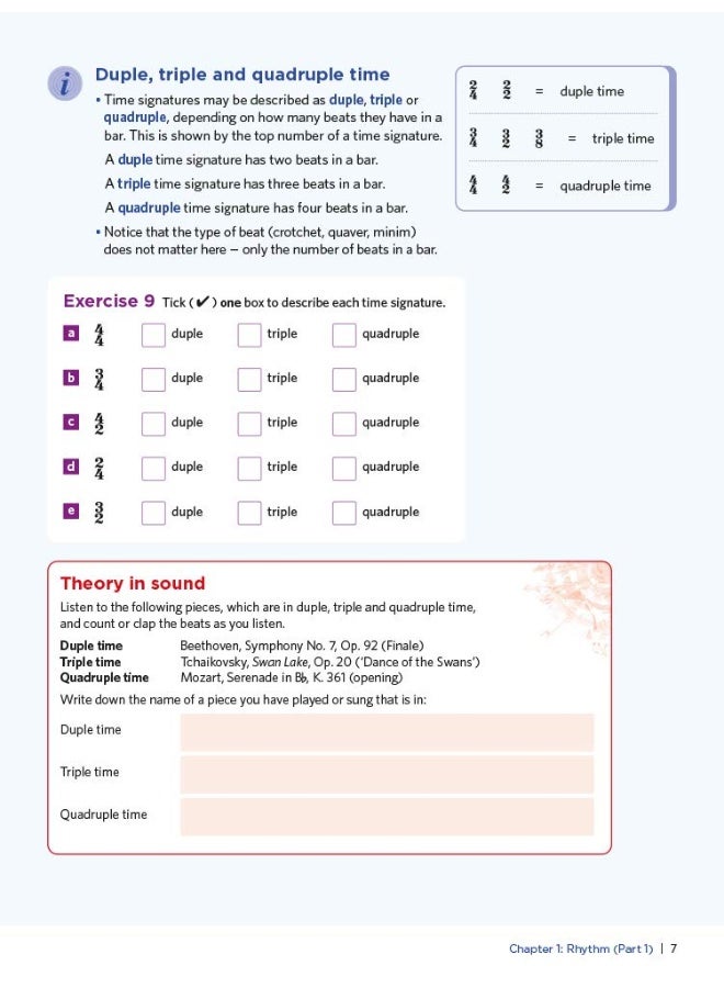 اكتشاف نظرية الموسيقى كتاب العمل للصف 3 من ABRSM - Image 5