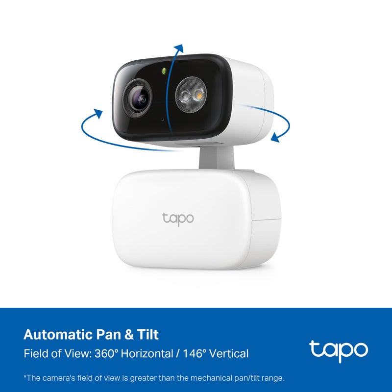 Tapo 1080p Pan/Tilt Indoor/Outdoor Security Camera â€“ Free Person/Baby Cry Detect & Motion Track, 360Â° View, Color Night Vision, SD/Cloud Storage, Works w/Alexa & Google Home HybridCam 360 - Image 3