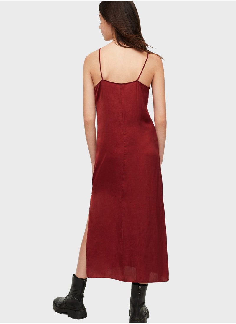 MANGO - Satin Camisole Dress - Image 1