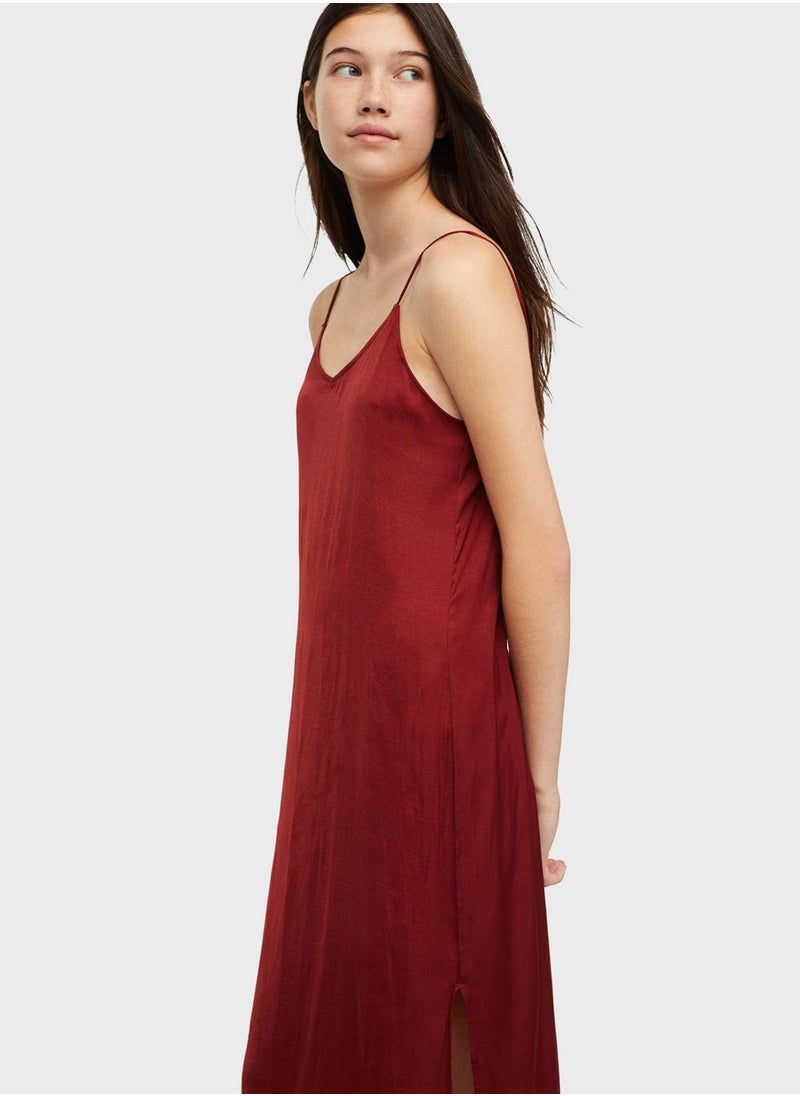 MANGO - Satin Camisole Dress - Image 1