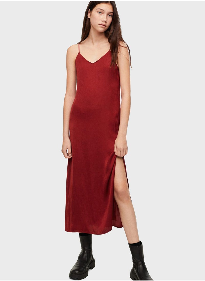 MANGO - Satin Camisole Dress - Image 1