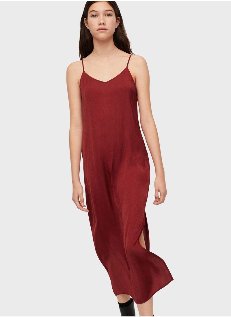 MANGO - Satin Camisole Dress - Image 1