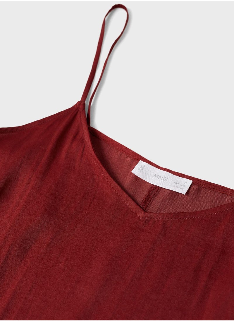 MANGO - Satin Camisole Dress - Image 1