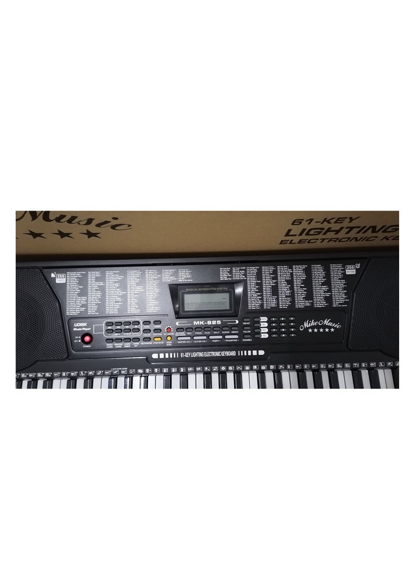 Mike Music 61 Keys Full Size Electronic Piano Keyboard portable Musical Instrument (825 with Stand Bag bench) - pzsku/Z2817AC97DD531128875EZ/45/_/1647176668/9a8b54ca-f434-402a-bdb5-3be8cfbb9f21