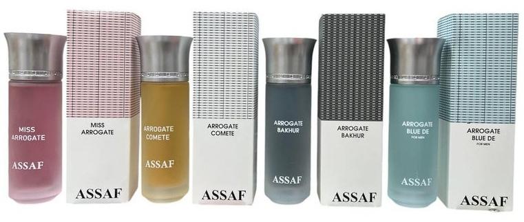 مجموعة عطور عساف اورقيت 4 قطع كل عبوه 200مل