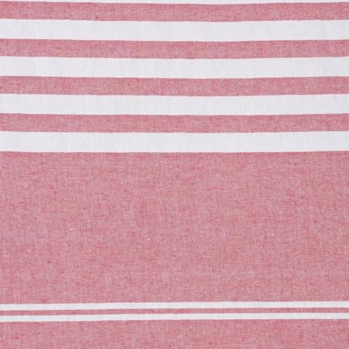 Värde Bedsheet King Size Cotton with 2 Pillow Covers | 210 TC Bedsheet | Flat Sheets | Handloom Bedsheets | Double Bedsheet for Summer | Size 90 X 100 Inches, 7.5 X 8.3 Feet (Pink, King) - Image 5