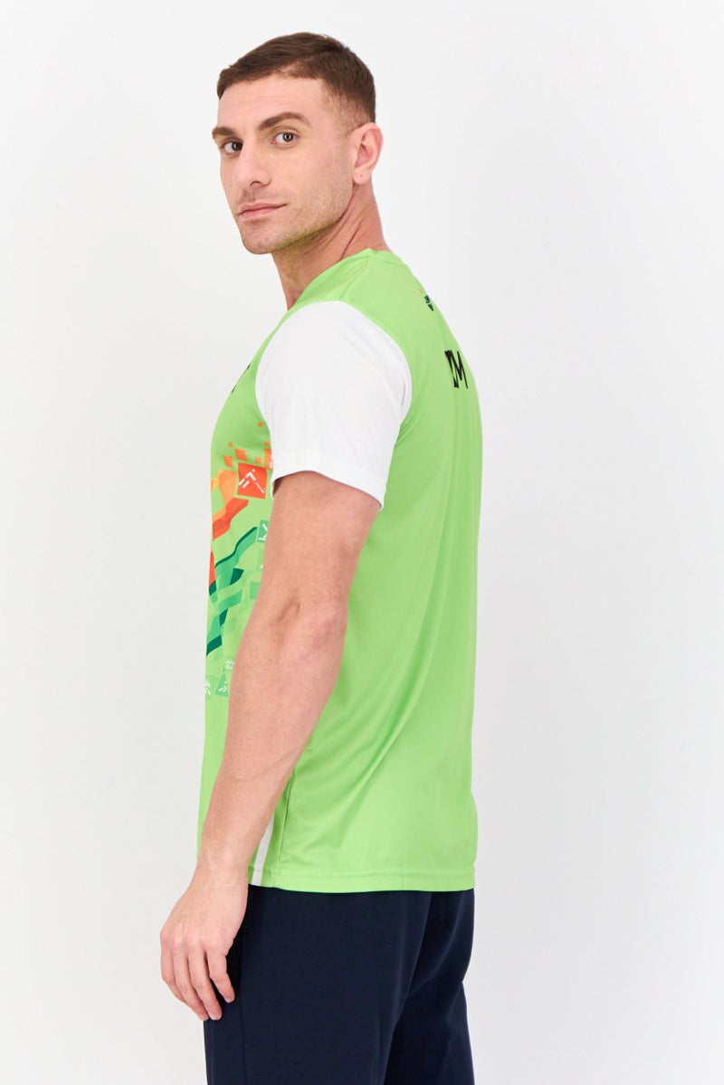 Adidas Men Sportswear Fit Short Sleeve Hockey Jersey, Multicolor  - Image 3