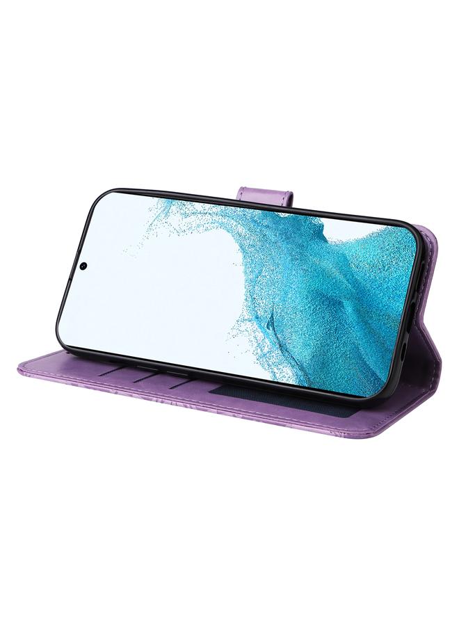 S-TOP Case For Samsung Galaxy A34 5G Embossed Sunflower Leather Phone Case - Image 5