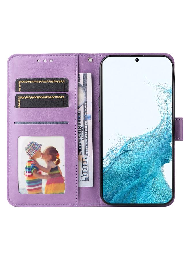 S-TOP Case For Samsung Galaxy A34 5G Embossed Sunflower Leather Phone Case - Image 4