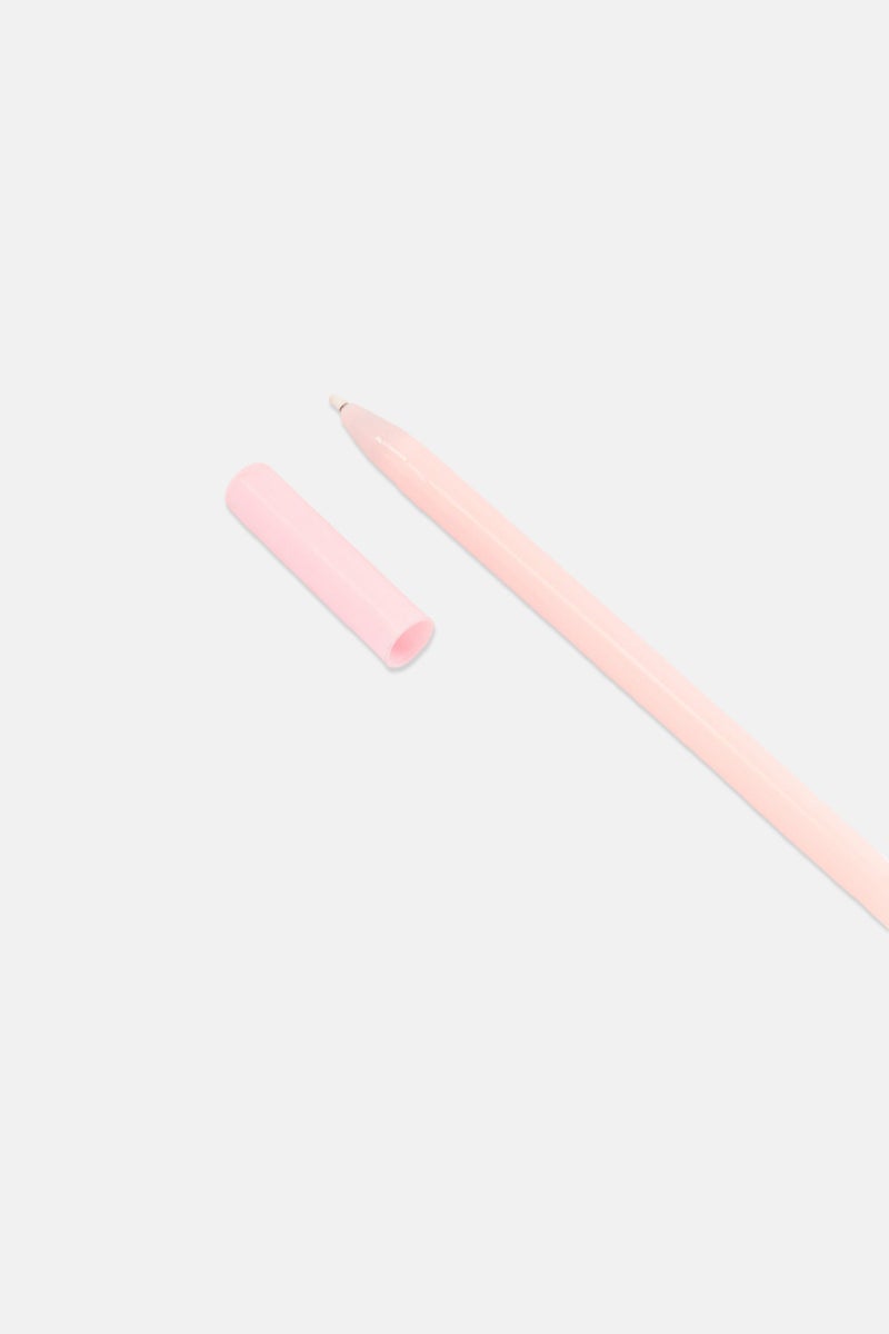 Muy Mucho PVC Soft Rubber Cat Writing Ballpoint Pen, Pink - Image 3