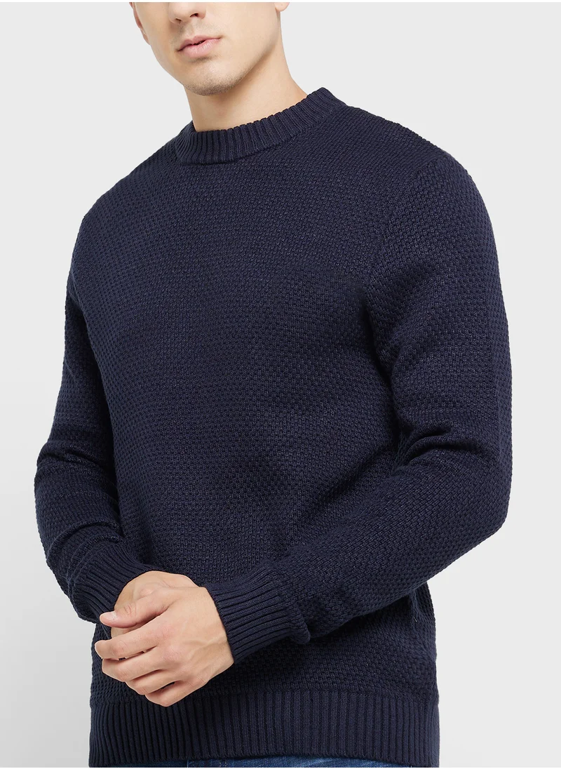 جاك اند جونز Crew Neck Knitted Sweater