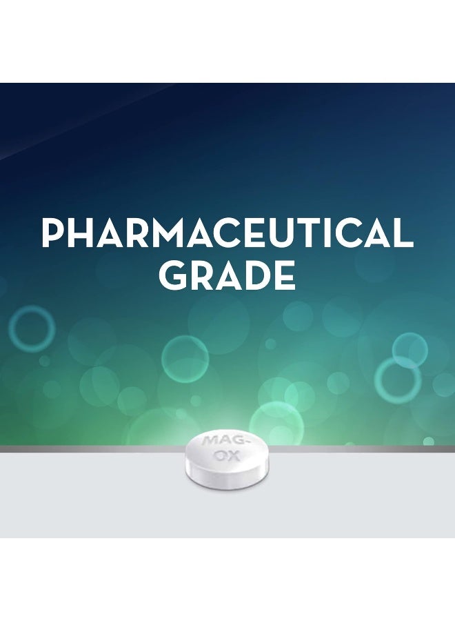 Mag-Ox 400 Magnesium Mineral Dietary Supplement Tablets, 483 mg Magnesium Oxide, 60 Count - Image 4