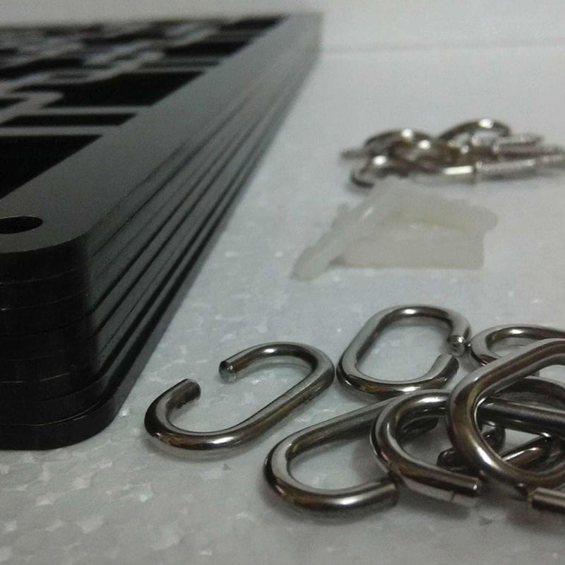 Random فاصل غرف خشبي عشوائي مع 12 لوحة مع موصلات خطاف مثالي لغرفة المعيشة أو المكتب أو المعبد أو ديكور المنزل RSD8150 - Image 5