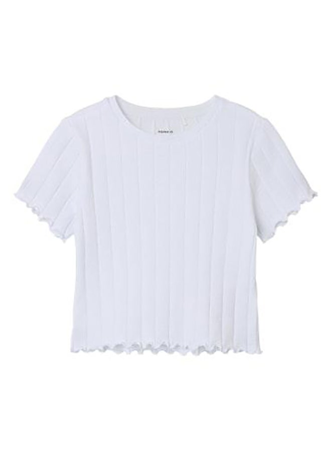 NAME IT Girls White Noos Top - Image 2