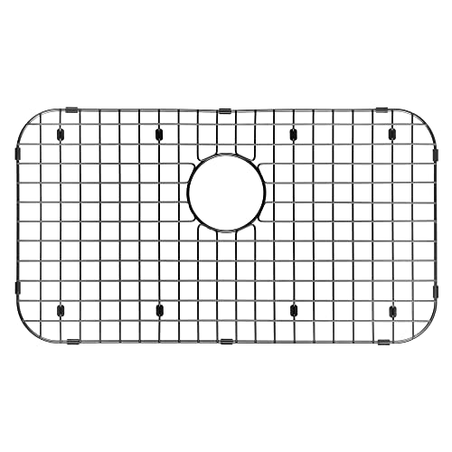STARSTAR Sinks Protector Matte Black 304 Stainless Steel Kitchen Sink Bottom Grid Rack 26 L x 14 W Hole Top - Image 1