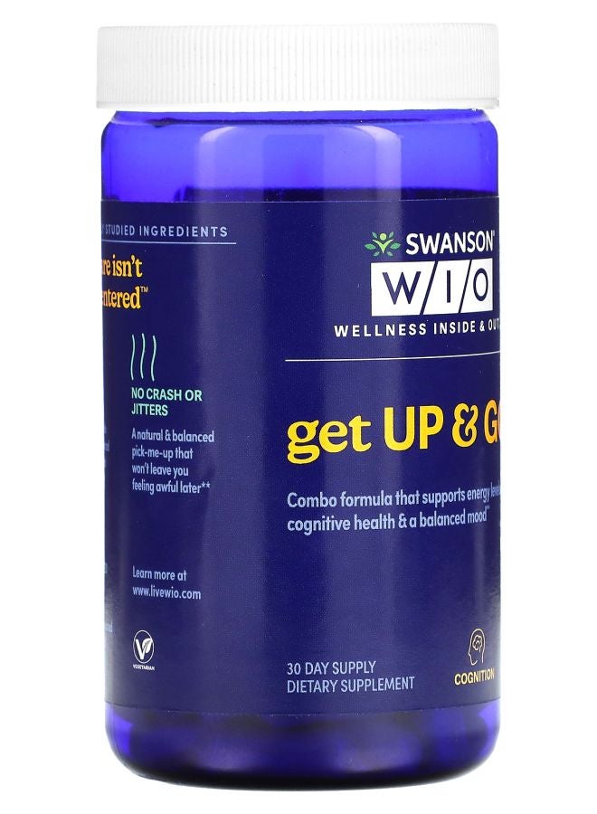 Swanson WIO Get Up & Go 60 Vegetarian Capsules - Image 2