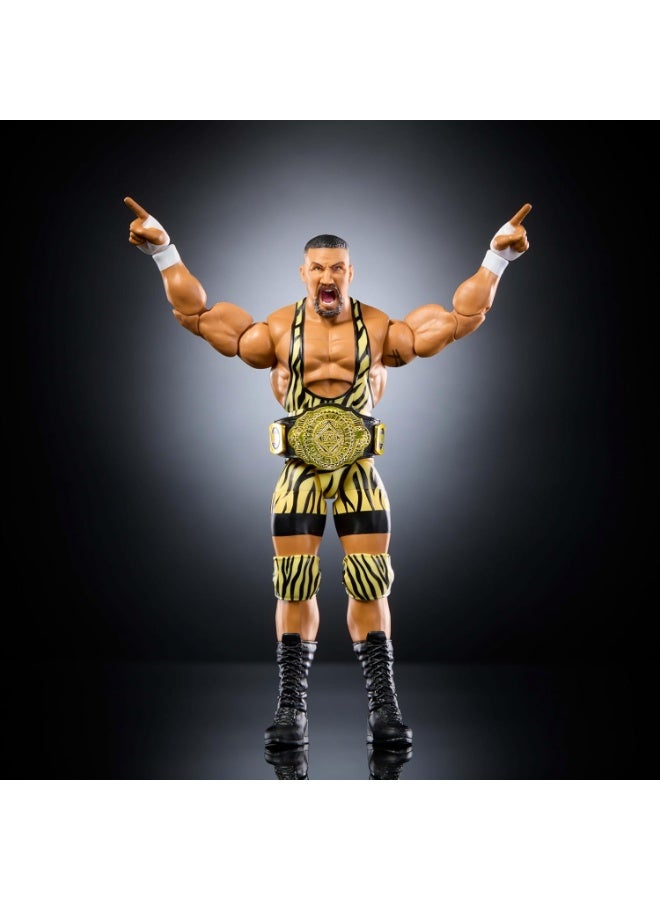 Mattel Games Mattel WWE Elite Action Figure & Accessories, Series #119, 6-inch Collectible Bron Breaker with 25 Articulation Points & Swappable Hands - Image 2