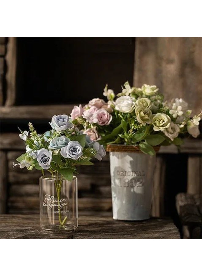 Decorative bouquet of 12 roses - Image 4