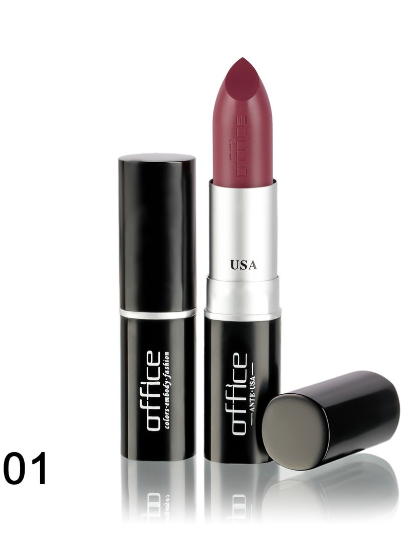 OFFICE MAKEUP Office Moistening and Moisture Locking Matte Lipstick 01 - Image 1