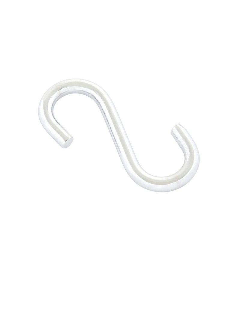 S Hooks Metal Chrome Plated-1.1/2 Inches, Silver  - Image 2