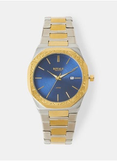 Royale Mega Round Shape Analog Wrist Watch RE224K - 40mm - Dual Tone  - Image 1
