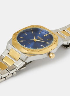 Royale Mega Round Shape Analog Wrist Watch RE224K - 40mm - Dual Tone  - Image 3