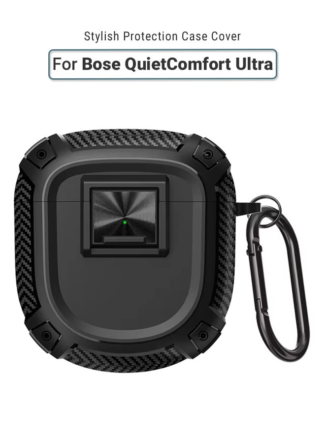 huanmate Bose QuietComfort Ultra Shockproof Protection Case Cover - Black - Lightweight, Stylish Design, Accurate Cut-outs - Easy to Install & Remove - Durable Shield for Your Bose QuietComfort Ultra  - Image 1