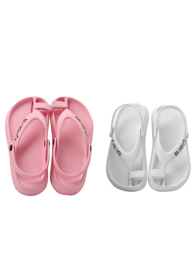 Baihou White Monkey Corrective Big Toe Sandals, Bunions Correction Functional Split-toe Slippers, G-01 Black Size 35-36 - Image 4