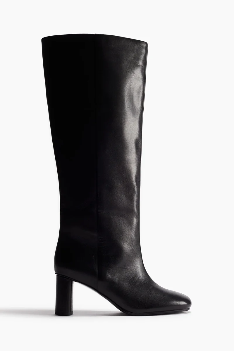 اتش اند ام Knee-High Leather Boots